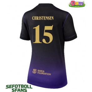 Barcelona Andreas Christensen #15 Bortatröja Kvinnor 2026-27 Kortärmad